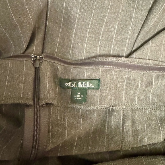 Wild Fable Gray Pinstripe Mini Dress - Picture 2 of 4